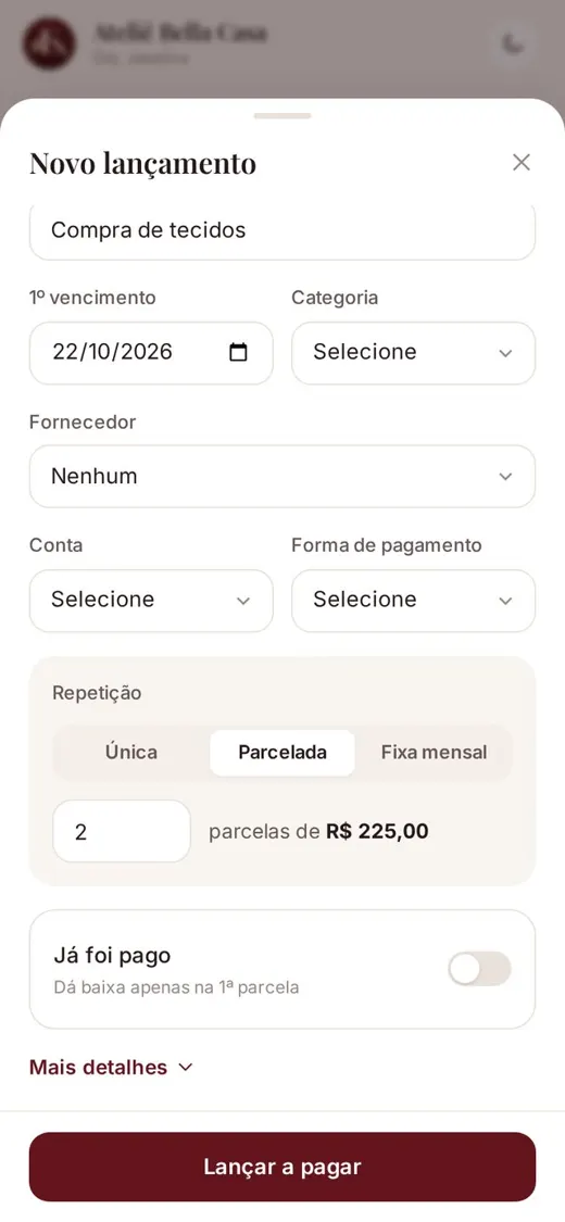 Compra parcelada